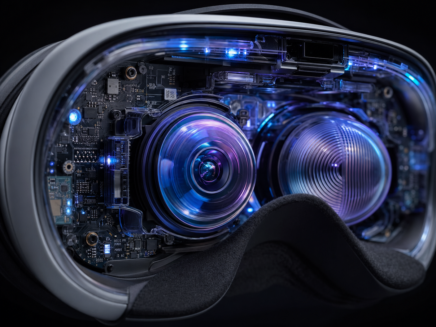 VR headset internal technology